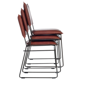 Nr. 31 / Stuhl ohne Armteil / in Leder / ab 635 €